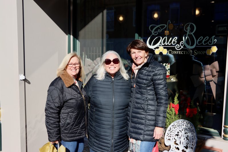 These seasoned Second Street shoppers come to Lewes a lot, not just on Small Business Saturday. Shown are (l-r) Lisa McCarthy, Jennifer Gordon and Elizabeth McCarthy.
